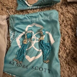 Kendra Scott Turquoise Beaded Earrings